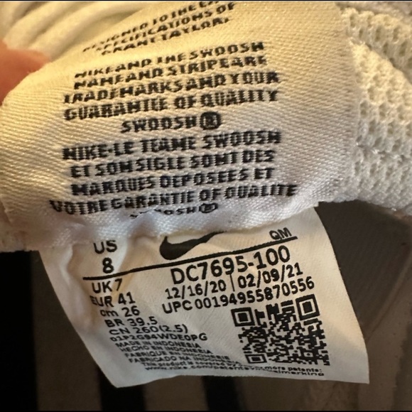 Nike Grant Taylor Size 8 - Picture 6 of 7